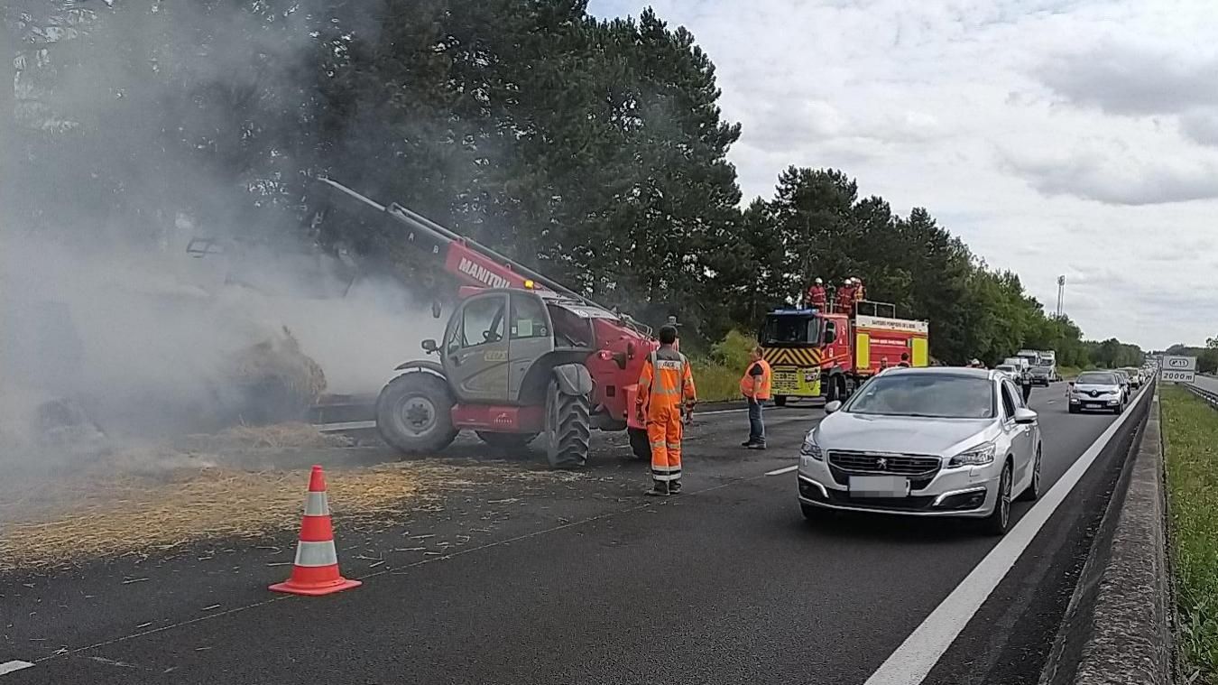 Ils filmaient un camion en feu sur l’A1: 60 conducteurs verbalisés