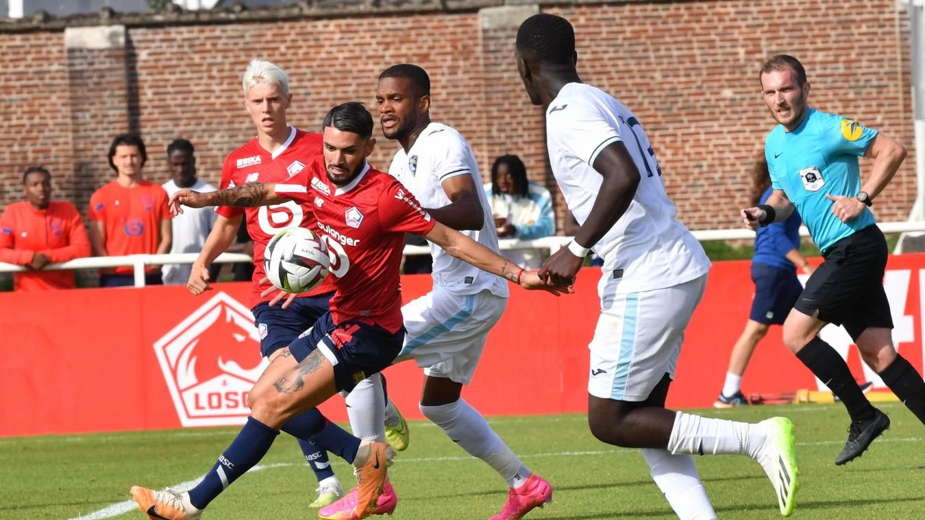 Football : le LOSC domine Le Havre pour son troisième match de préparation