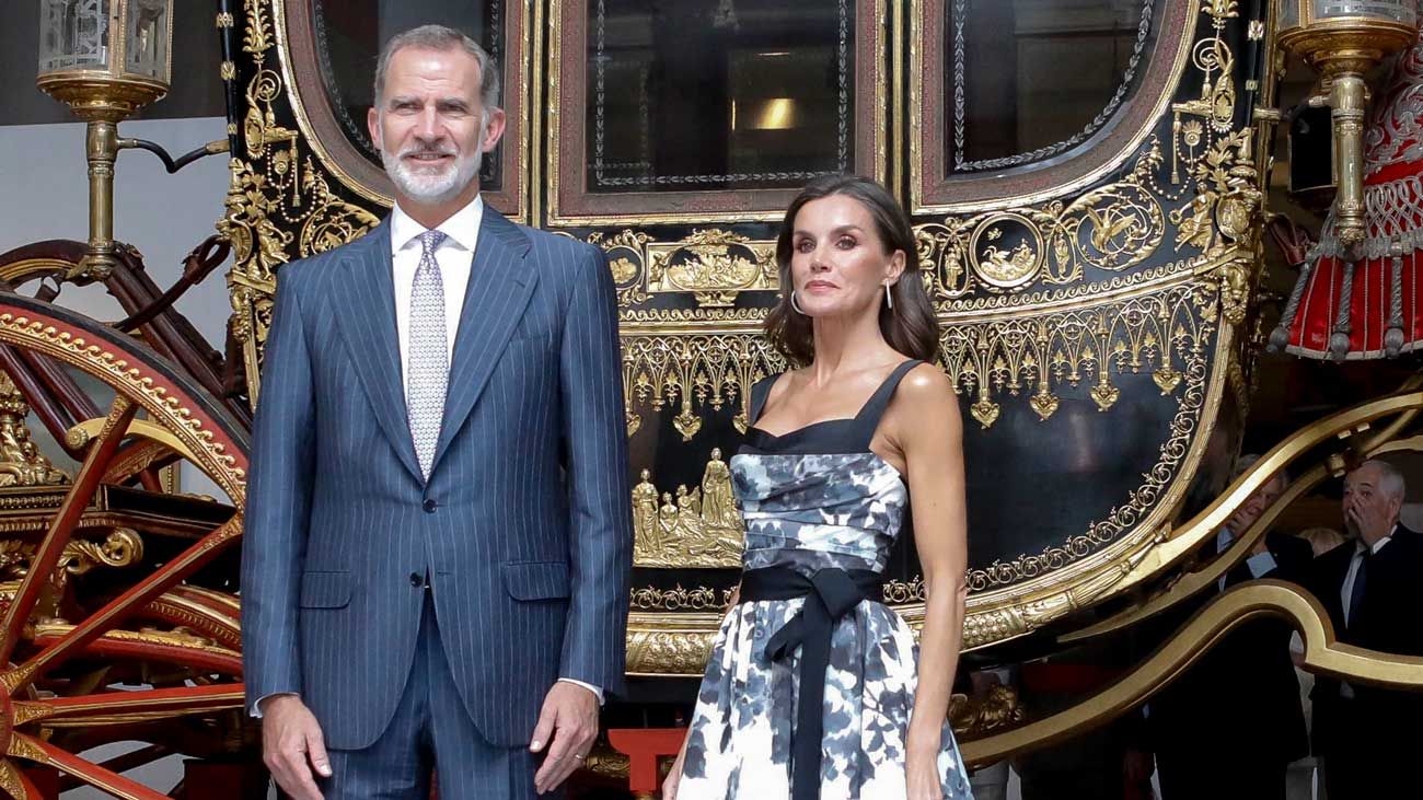 Le roi Felipe et la reine Letizia inaugurent la galerie d'expositions des Collections royales