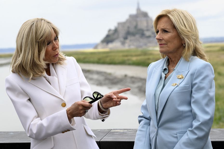 Jill Biden et Brigitte Macron au Mont Saint-Michel : "C'est dans l'ADN du monument d'accueillir les grands de ce monde"