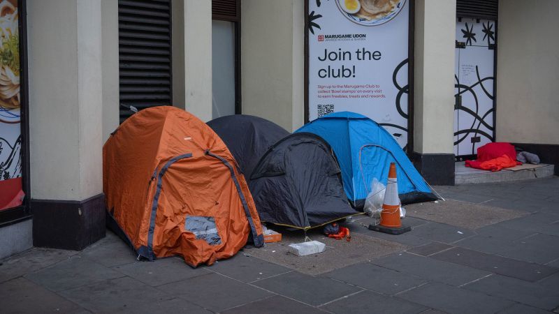 Homelessness in England has reached a 25-year high by this measure