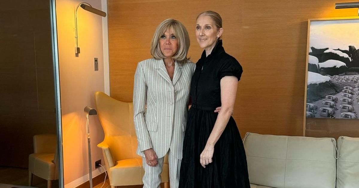 Cette photo de Brigitte Macron et Céline Dion, quelques heures avant le coup d’envoi des Jeux olympiques 2024