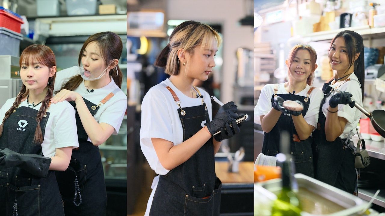 COLLAR經營一日餐廳 Marf咖啡拉花送粉絲Ivy、Day成最靚洗碗姐姐