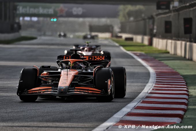 Mexique, EL3 : Piastri et McLaren F1 se montrent avant les qualifs