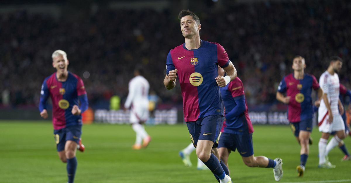 Barcelona vs Brest, Champions League: Final Score 3-0, Robert Lewandowski at the double as Barça cruise to easy win