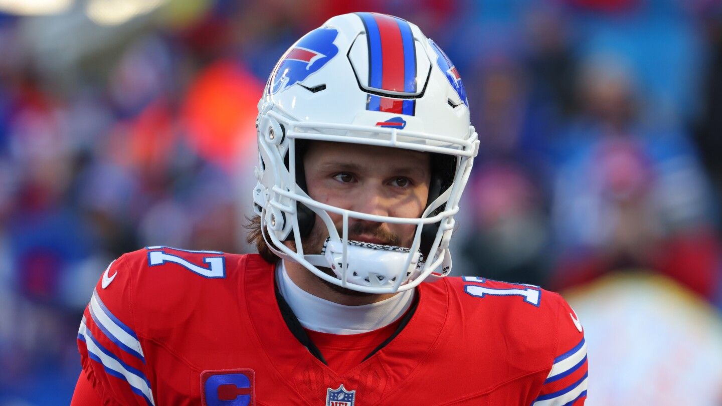 Josh Allen remains a full participant with right shoulder, right elbow injuries