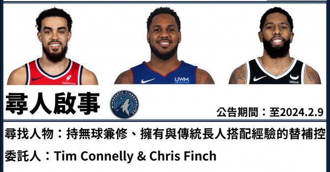 尋人啟事：哪裡有第二個Mike Conley？ 明尼蘇達灰狼交易截止日前瞻