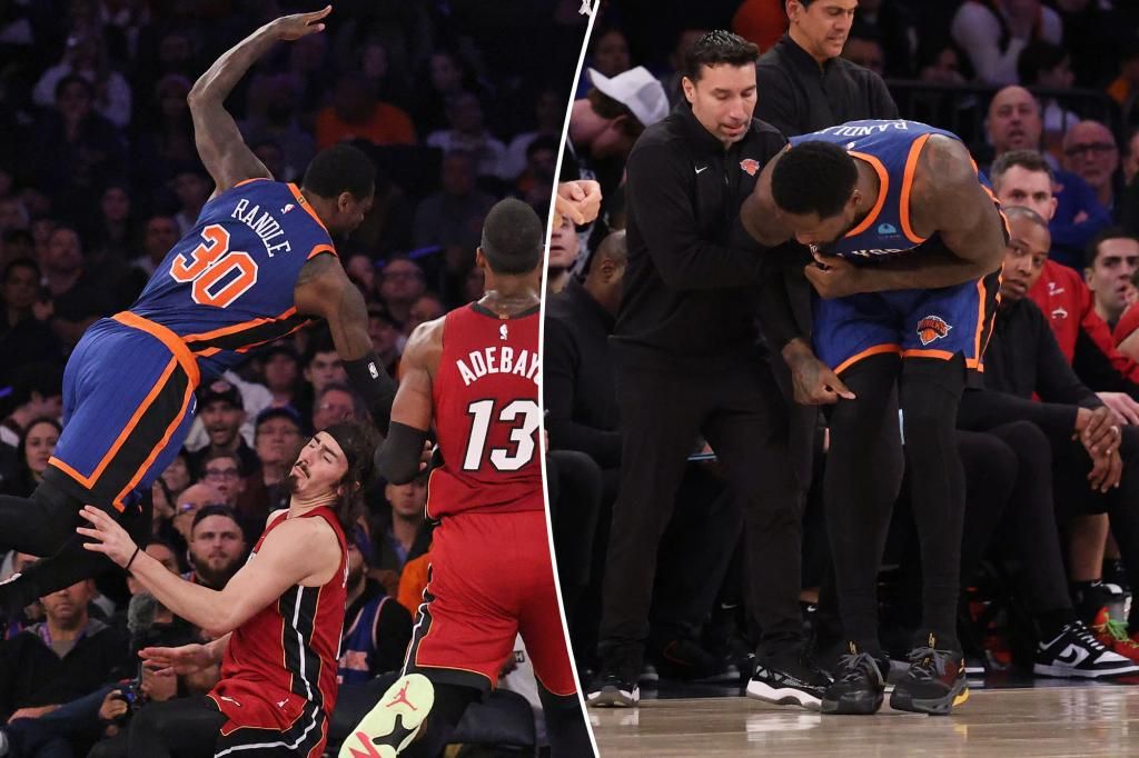 Knicks 'very' concerned over Julius Randle's scary injury vs. Heat