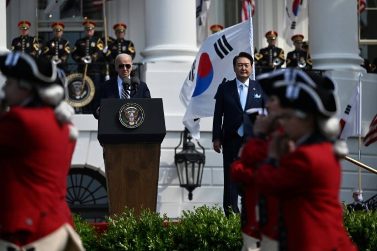 Biden et Yoon avertissent Pyongyang contre toute attaque nucléaire