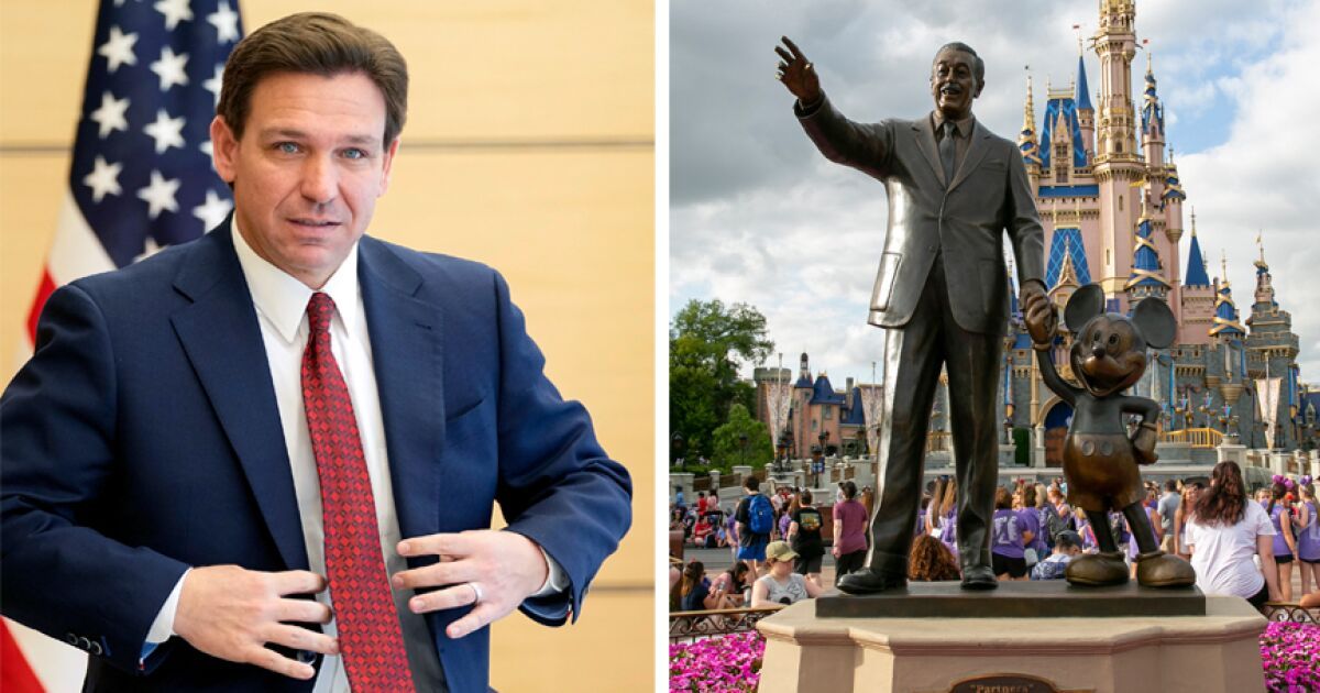 Disney sues Ron DeSantis, citing 'campaign of government retaliation'