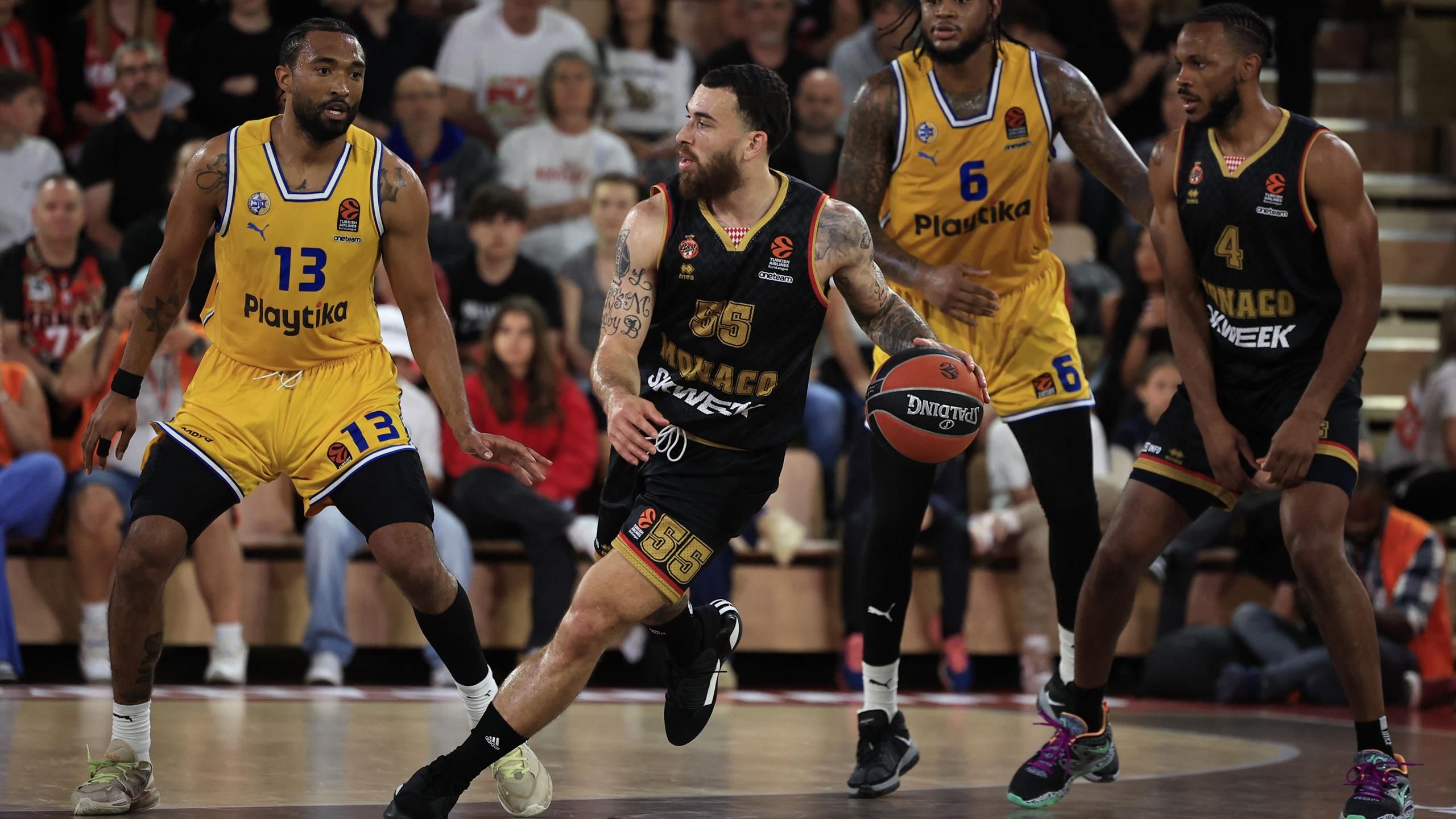 Euroleague - Quarts de finale : Monaco se relance en dominant le Maccabi Tel Aviv