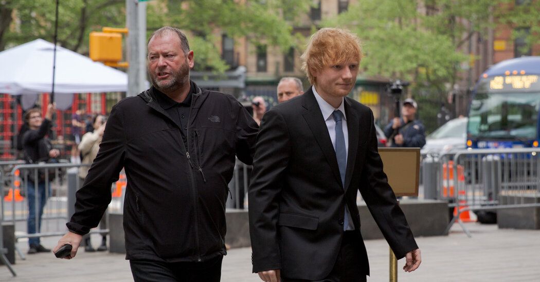 Ed Sheeran Defends Himself in Court, With His Guitar