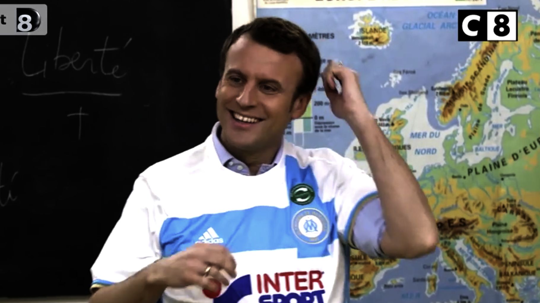 Macron était à Marseille à sa manière pour cet anniversaire de l’OM