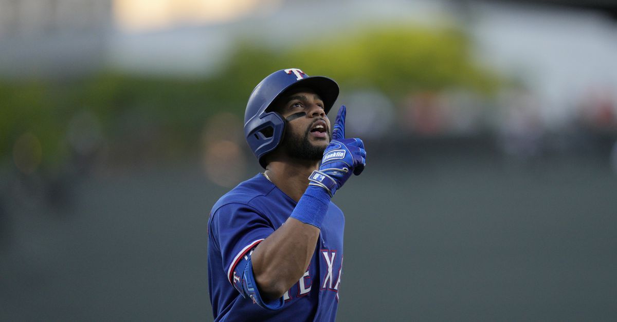 32-18 - Rangers serve notice by bombarding Baltimore 12-2 in opener