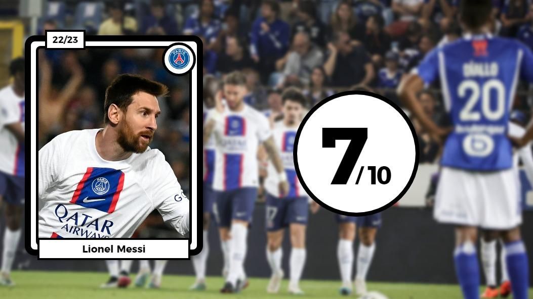 Les notes de Strasbourg-PSG : Messi délivre Paris, Verratti au four et au moulin