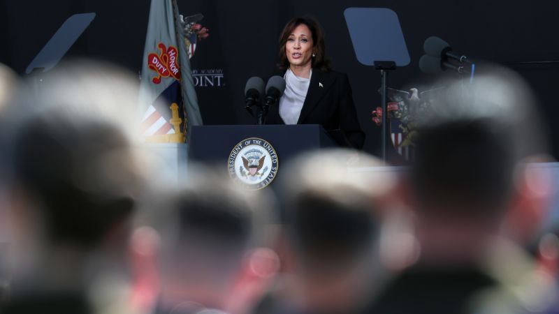 Harris becomes first woman to deliver commencement address at West Point