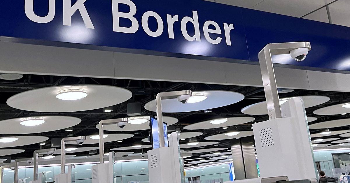 Britain says border e-gates back in service after outage sparked delays