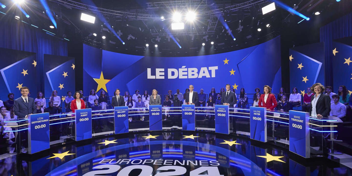 Elections européennes 2024 : revivez le débat entre les huit principales têtes de liste françaises