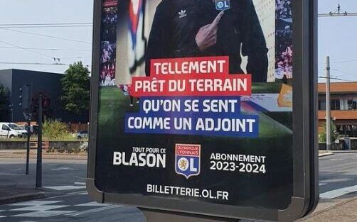 La grosse boulette de l'OL dans sa campagne publicitaire