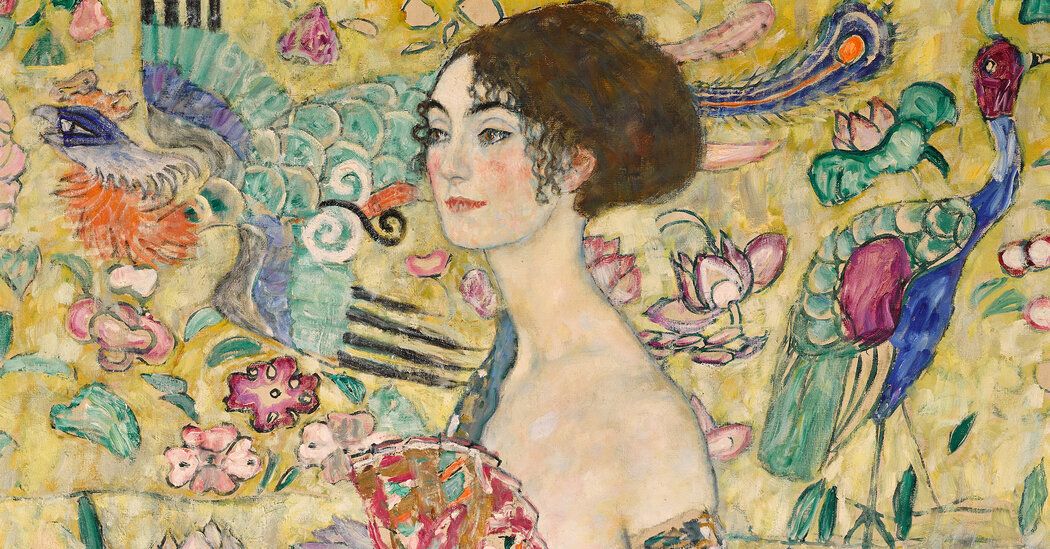 Klimt’s ‘Lady With a Fan’ Brings $108.4 Million, Auction Record for the Artist