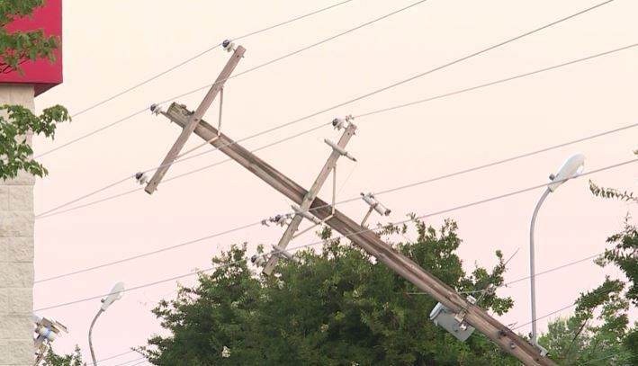 Power restored for more than half of 120,000 outages