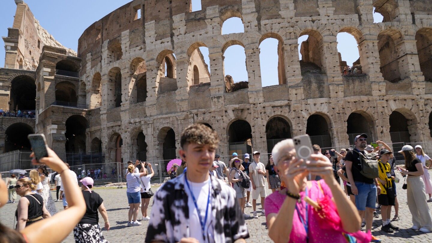 American who filmed tourist carving name in Colosseum 'dumbfounded' as hunt for culprit intensifies