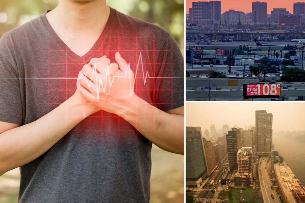 Heart attack death risk doubles during heat waves, high pollution: study