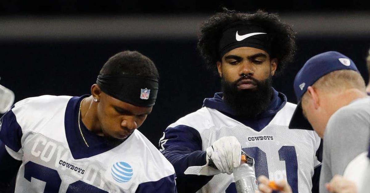 Inside Ezekiel Elliott’s Text to Dallas Cowboys Running Back Tony Pollard at Training Camp