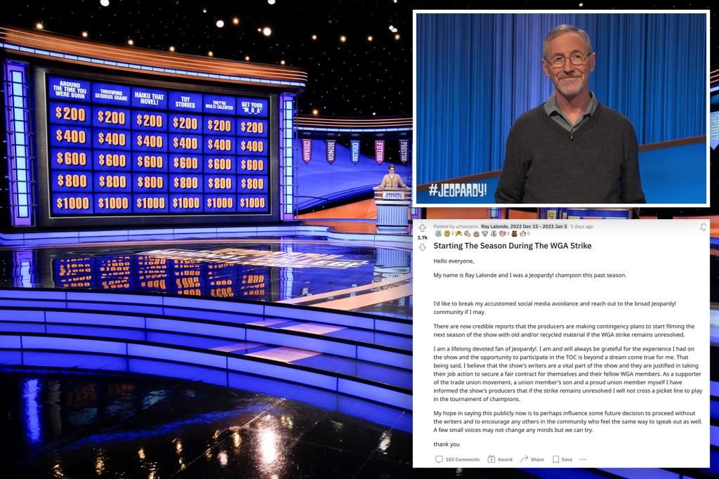 'Jeopardy!' Tournament of Champions delayed by writers strike