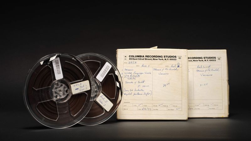 Carl Sagan’s personal master recording of Voyager’s iconic Golden Record goes up for auction