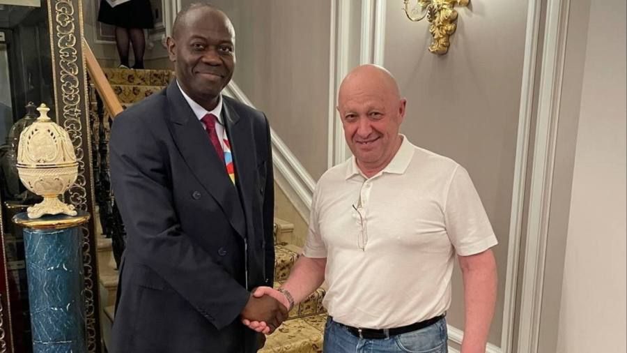 Wagner boss Prigozhin appears on sidelines of Russia-Africa summit in St Petersburg