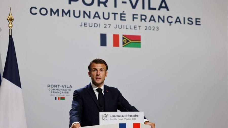 Emmanuel Macron hits out at ‘a new imperialism’ in Indo-Pacific