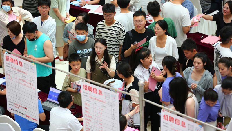 Young Chinese are getting paid to be 'full-time children' as jobs become harder to find