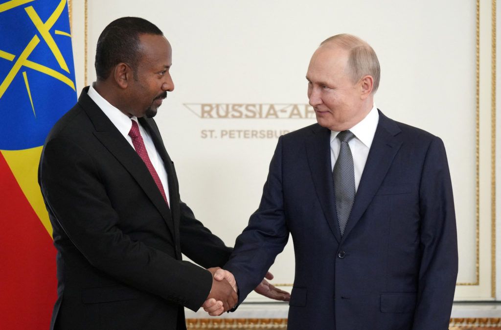 African leaders arrive in Russia for summit as Putin seeks allies