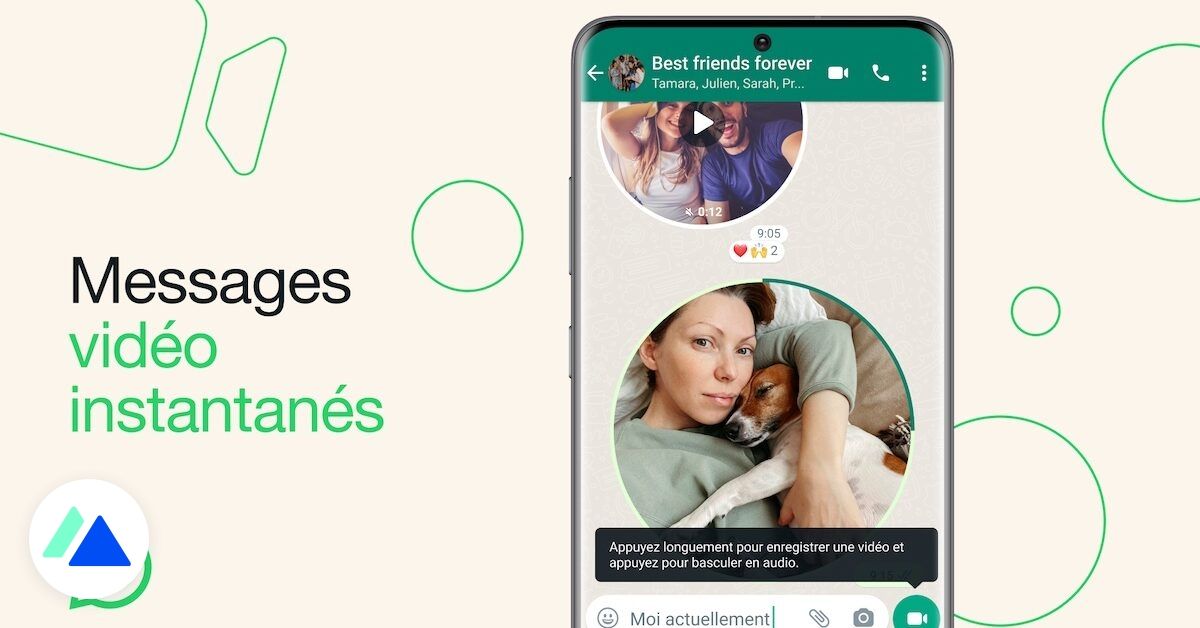 WhatsApp lance les messages vidéo : comment ça marche