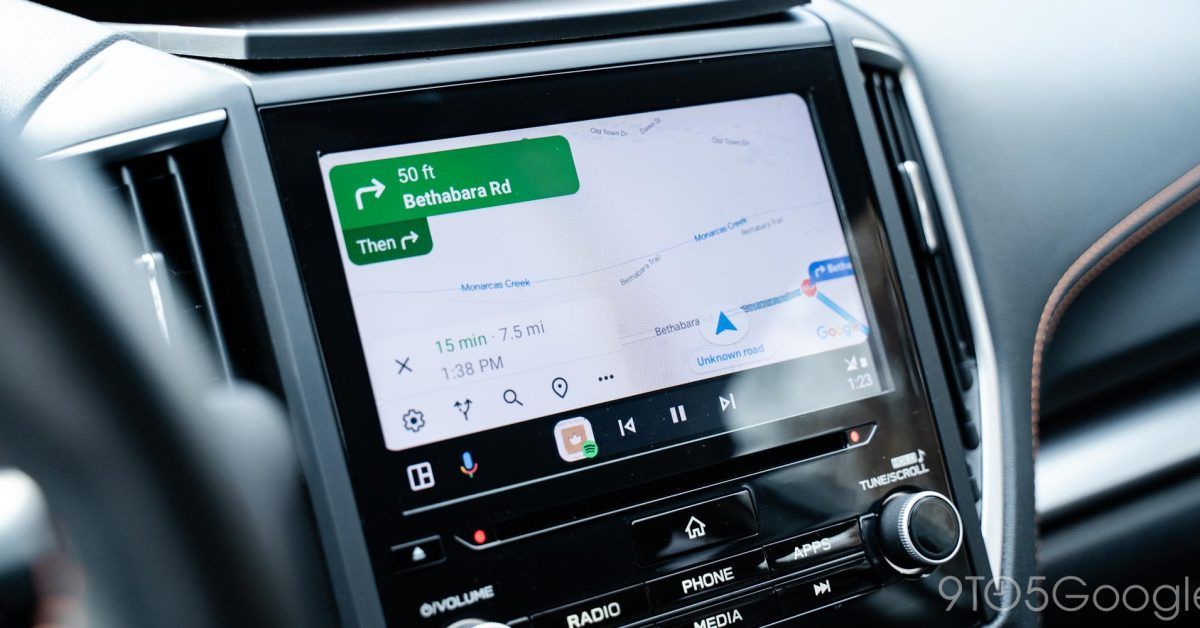 Android Auto is getting a new Google Maps redesign