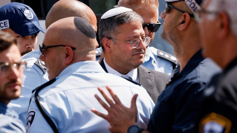 Divisive Israeli minister visits key Jerusalem holy site, drawing condemnation