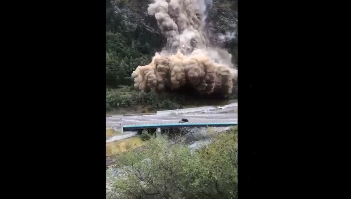 Savoie : plusieurs axes routiers coupés après un éboulement en Maurienne