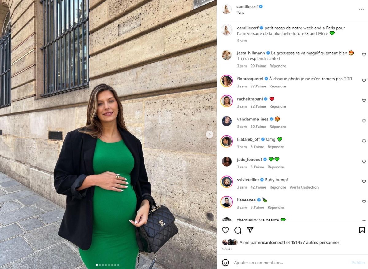 Camille Cerf maman : l'ex Miss France annonce la naissance de son premier enfant