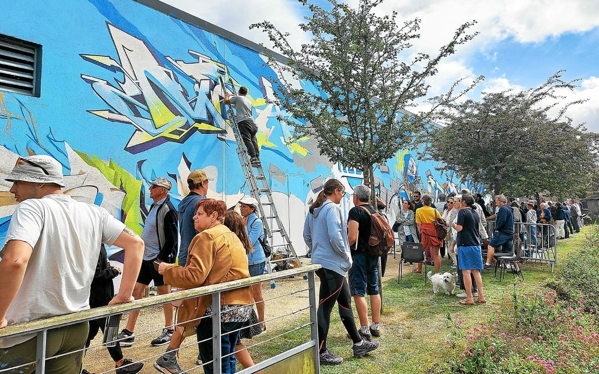 Festival international de graffiti : pari gagné pour Paimpol