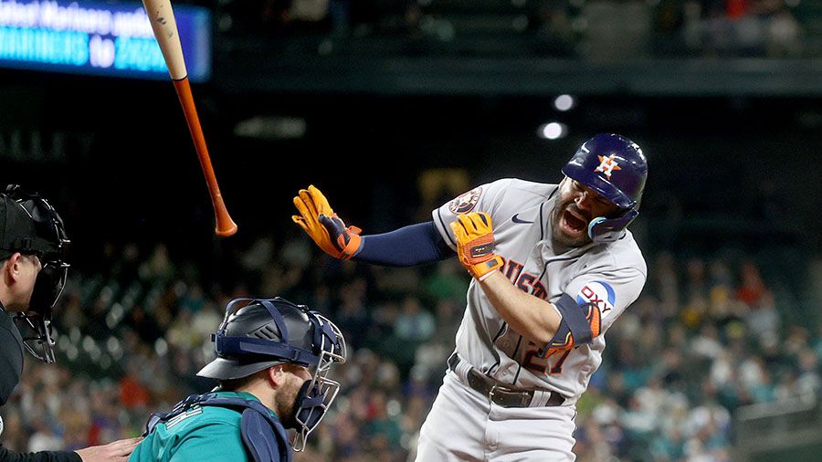 Dusty Baker tired of Astros getting hit? His team hits Mariners more