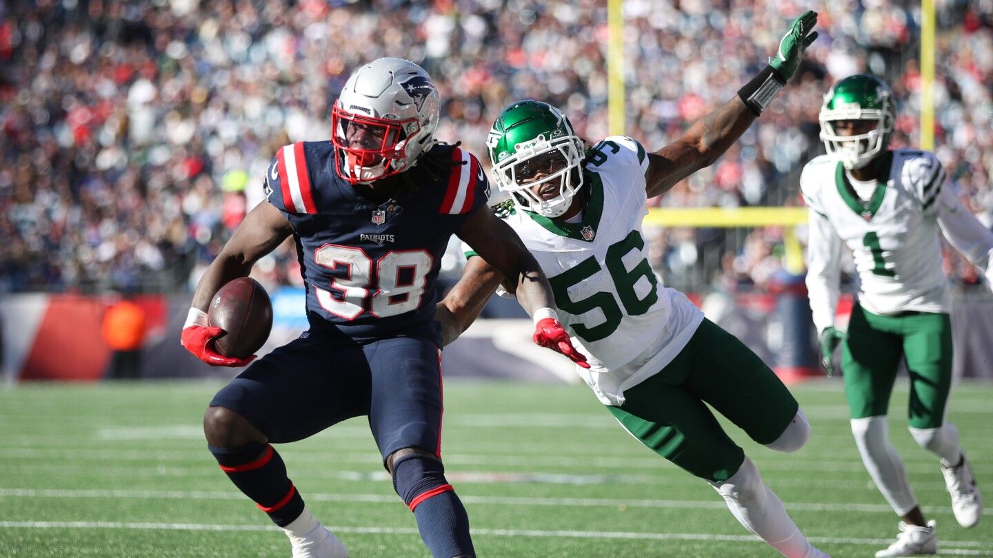 Rhamondre Stevenson TD in final seconds gives Patriots 25-22 win over Jets