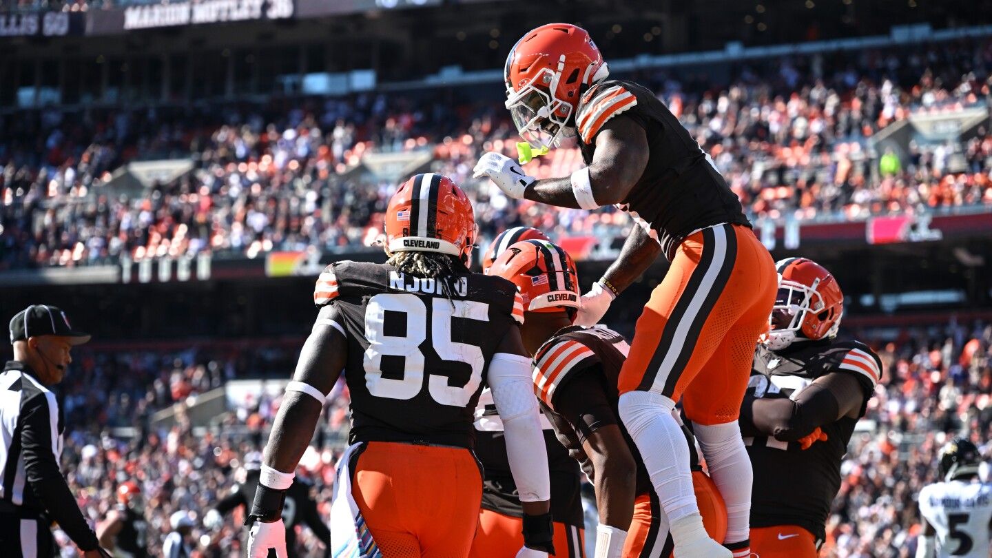 Jameis Winston throws for 334 yards and three TDs, Browns beat Ravens, 29-24