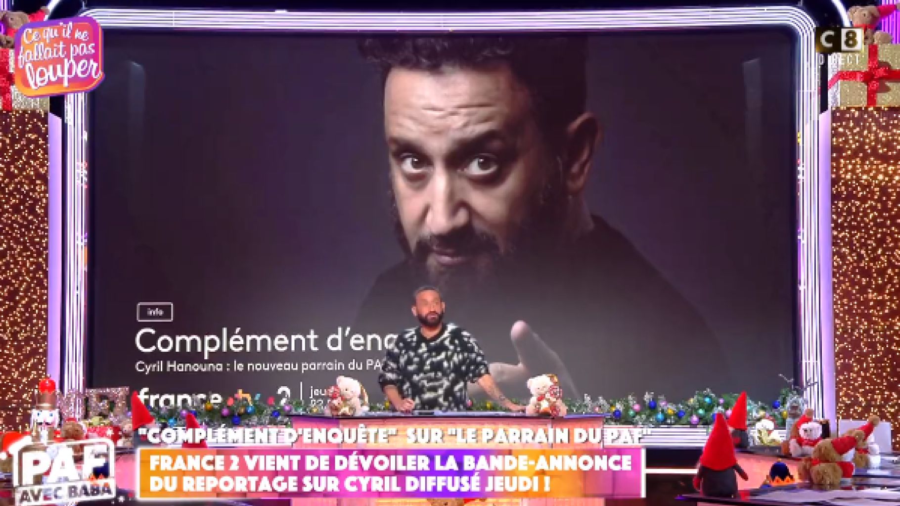 " Complément d’enquête " : Cyril Hanouna ironise sur la diffusion de l’émission qui lui est consacrée