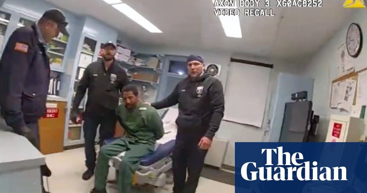 Body-camera video released of beating preceding New York prisoner’s death