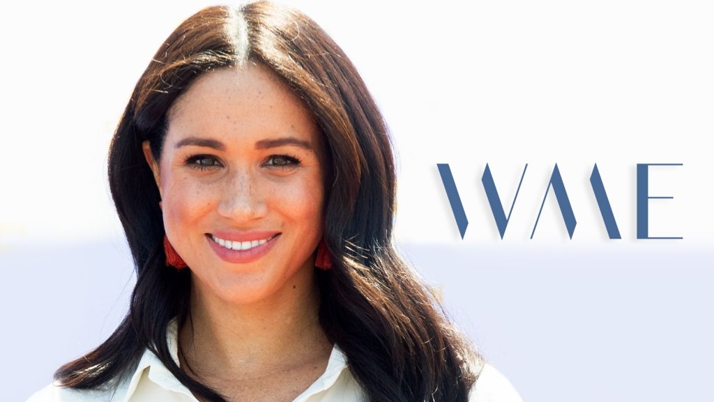 Meghan Markle And Archewell Banner Sign With WME