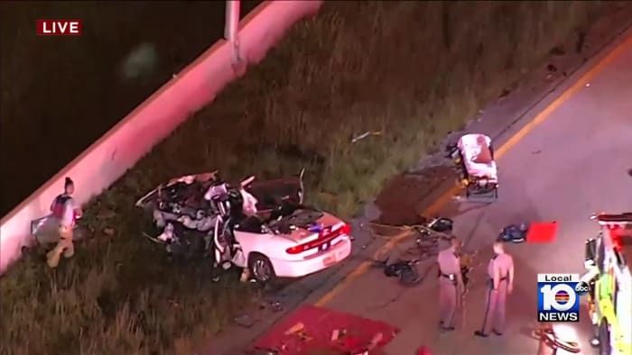 Wrong way, head-on collision leads to Turnpike closure in northwest Miami-Dade