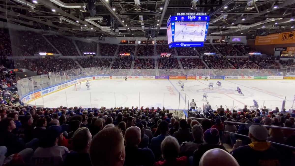 Rochester Americans fans throw debris onto ice after coach tells them to get ‘properly lubricated’ pregame