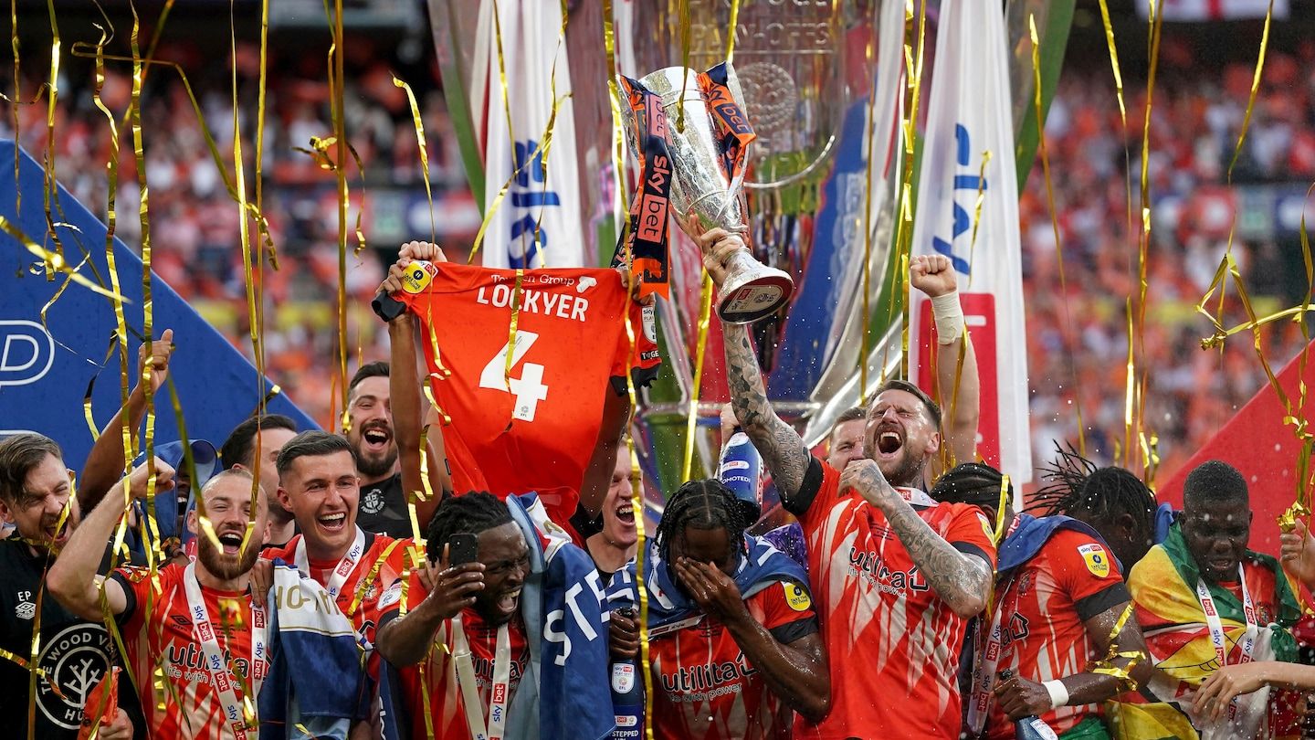 Luton Town earns promotion to the Premier League for first time