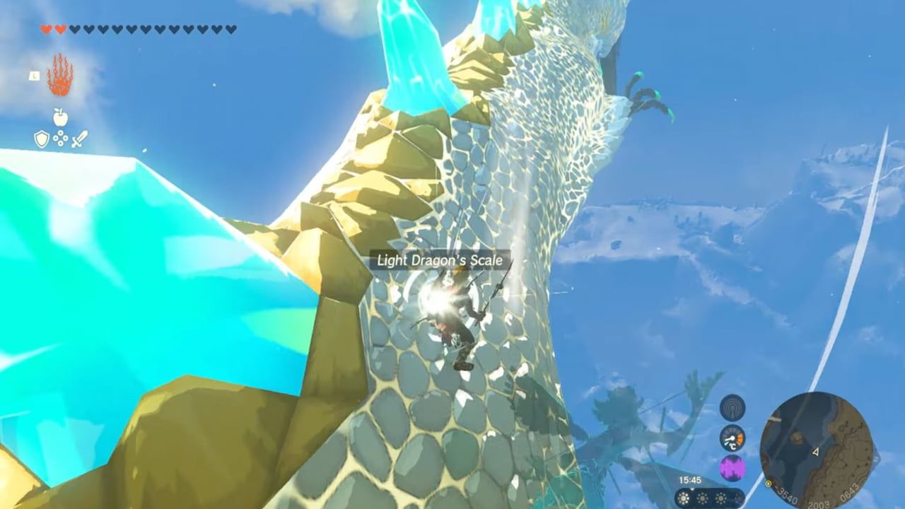 How To Get the Light Dragon's Scale in Zelda Tears of the Kingdom